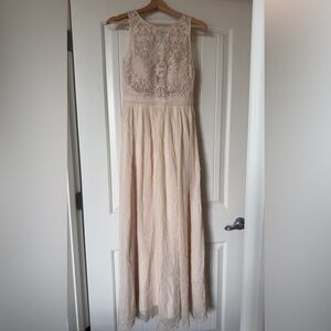 Once used Forever new Elegant Lace embroidered Maxi Dress